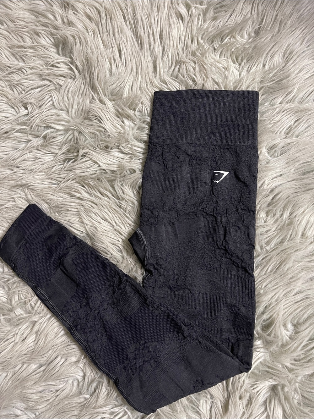 Gymshark Black Seamless Textured Leggings